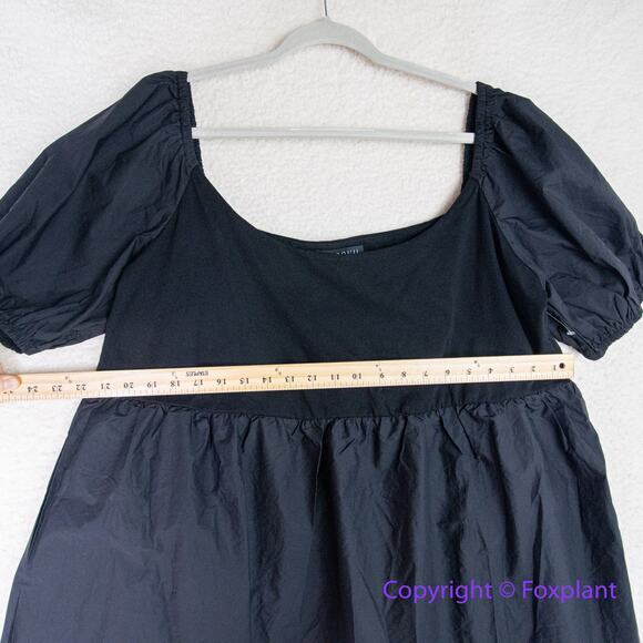 New! Eloquii black short sleeve baby doll dress, women plus size‎ 20 - Picture 5 of 10